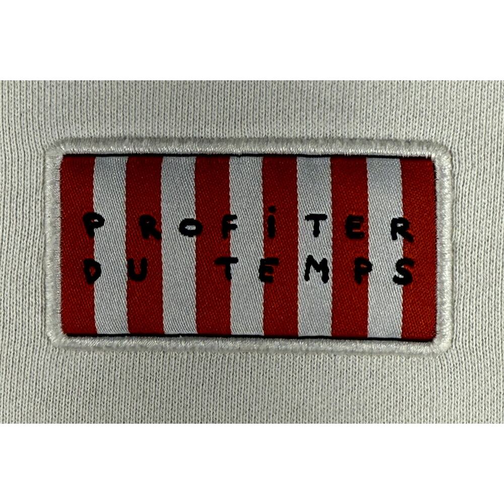 Zara Man graphic white sweatshirt Size L collaboration with artist Asione - Picture 5 of 7